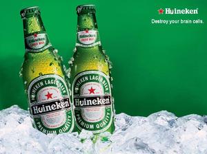 Популярная пивоваренная торговая марка Heineken